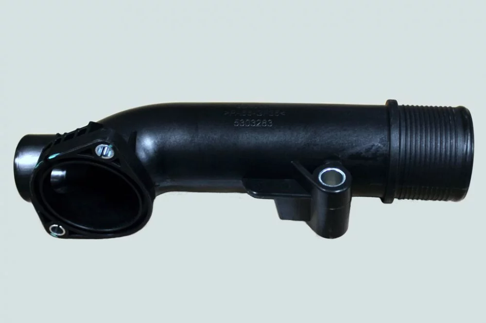 фото патрубок входной водяной (isf3.8) 5303283 пластик foton 5258034 